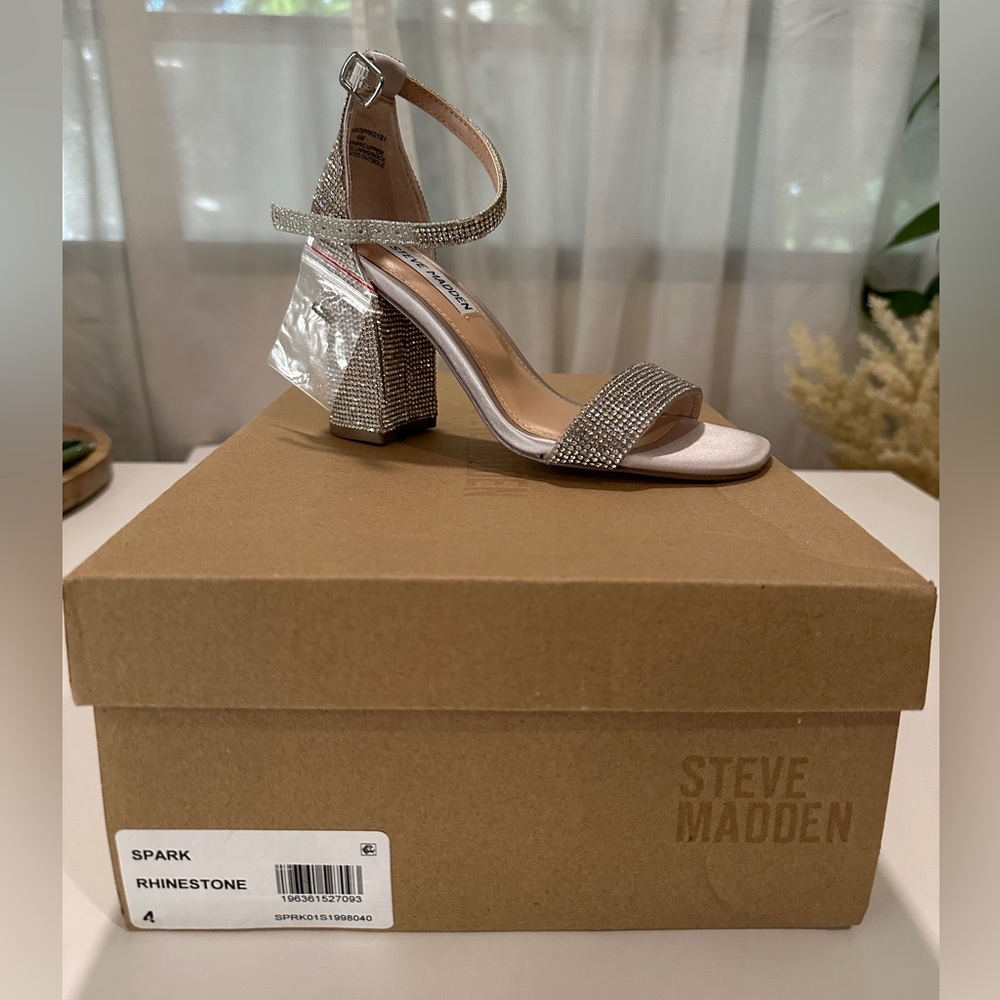 Steve Madden Spark Rhinestone Heels